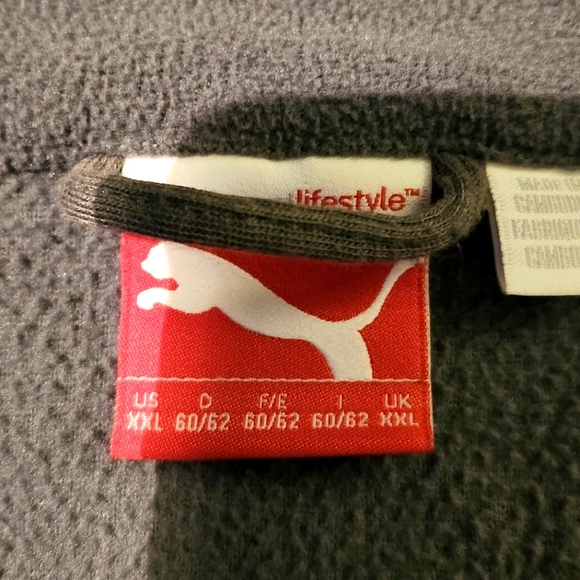 Puma Zip-up Sweater Men's Size XXL - Picture 4 of 5